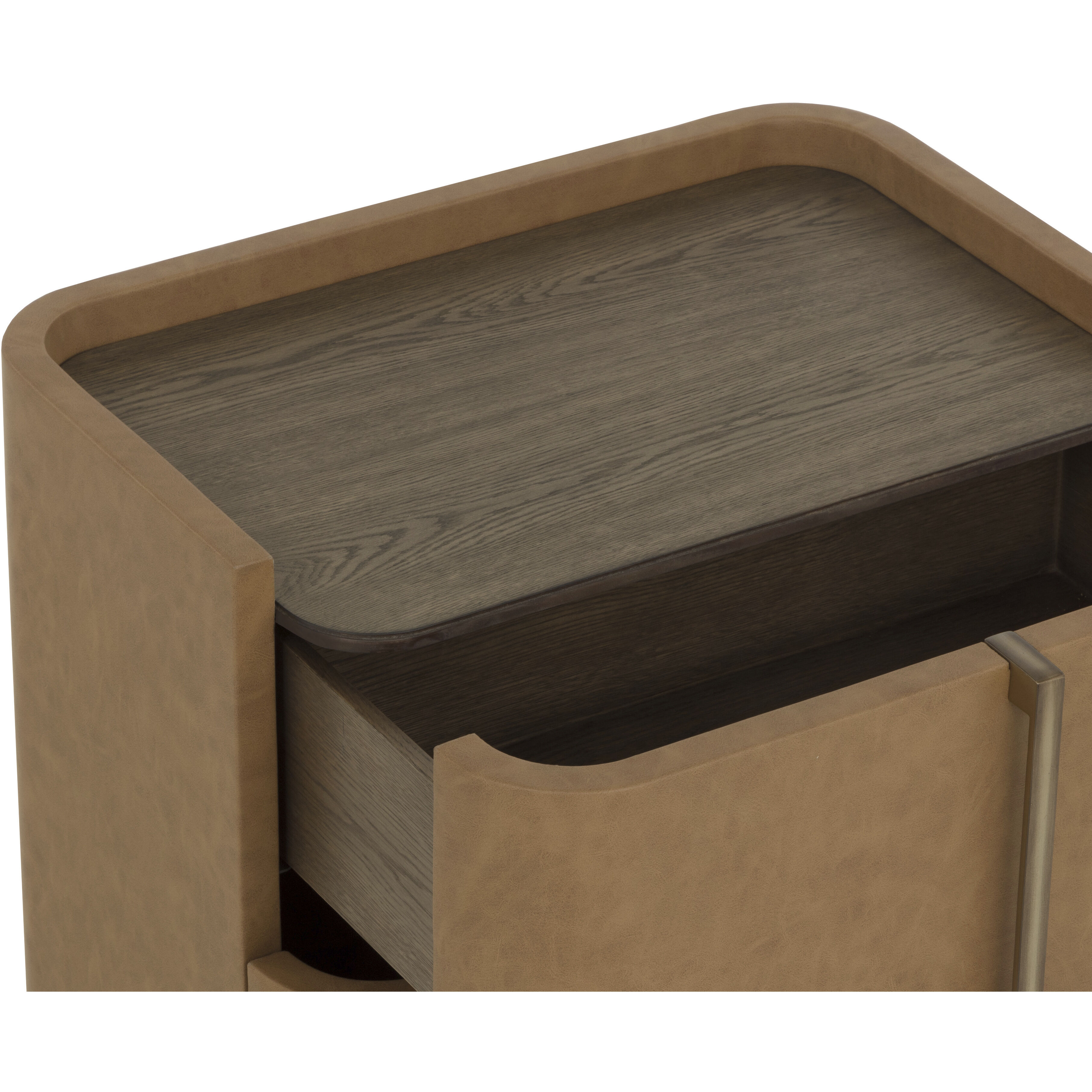 Jamille 26 X 18 inch Cognac Night Stand, Small